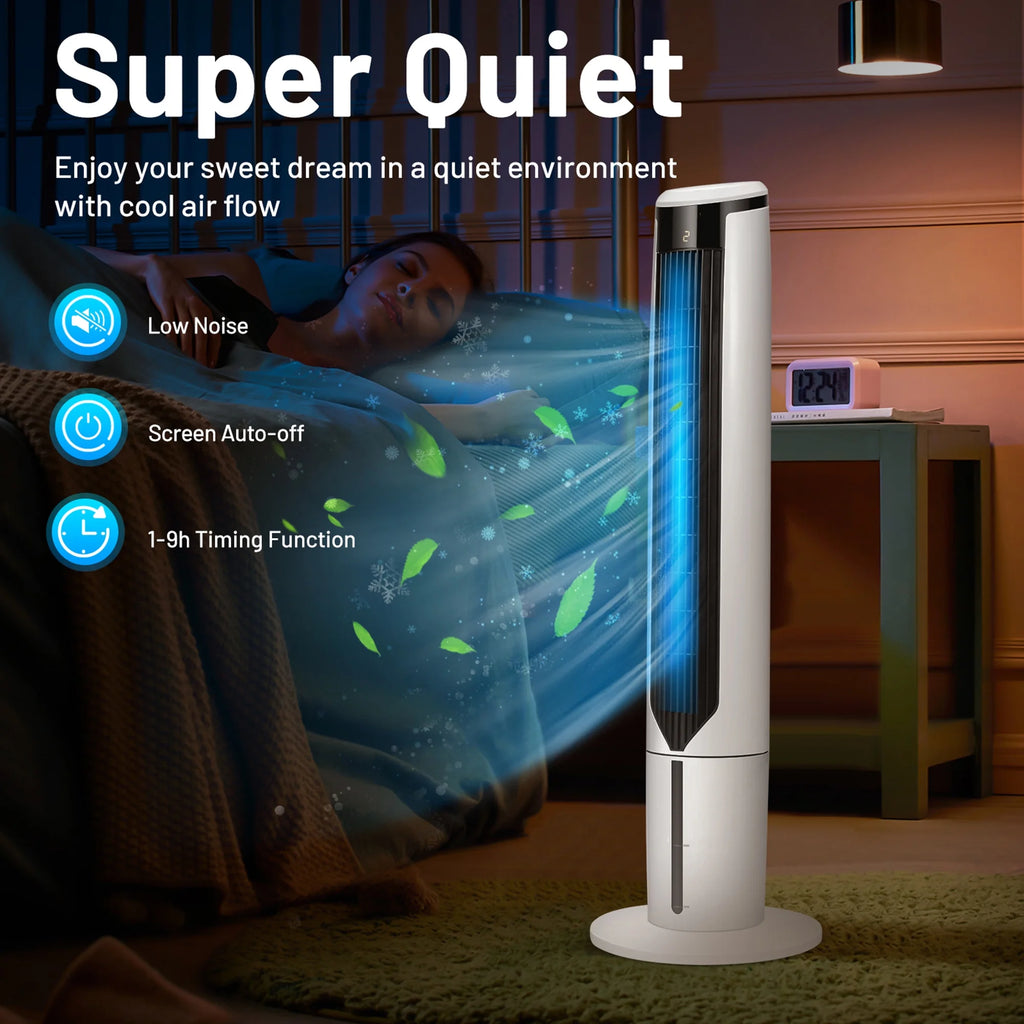 Gymax 41'' Tower Fan 3 in 1 Evaporative Air Cooler Humidifier w/ Remote Control