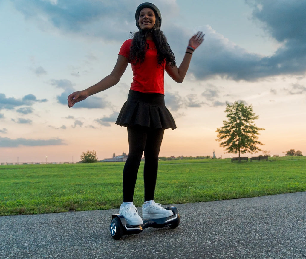 Hover-1 Evolution Hoverboard for Children, LED Headlights, 6 mph Max Speed, Midnight Blue
