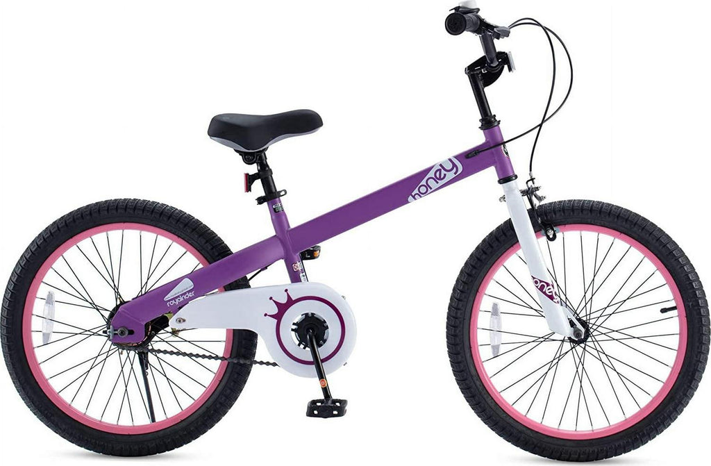 Royalbaby Girls Bike 20 Inch Hony Bike Purple With Kickstand