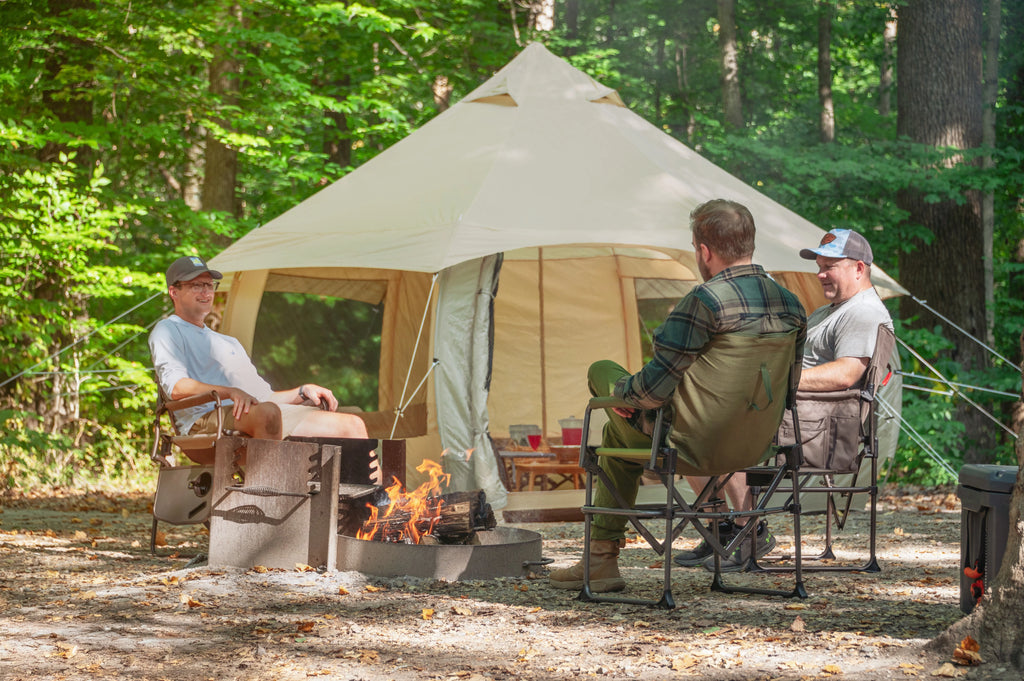 Ozark Trail Mushroom Glamping Bell Tent, with Ripstop Fabric, 6-Person