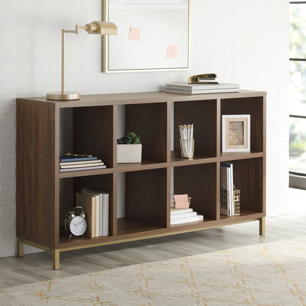 Better Homes & Gardens 8-Cube Organizer with Metal Base, Espresso