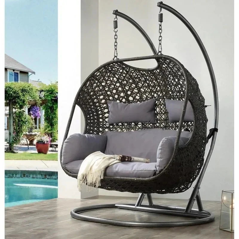 2025 Patio wicker swing chair