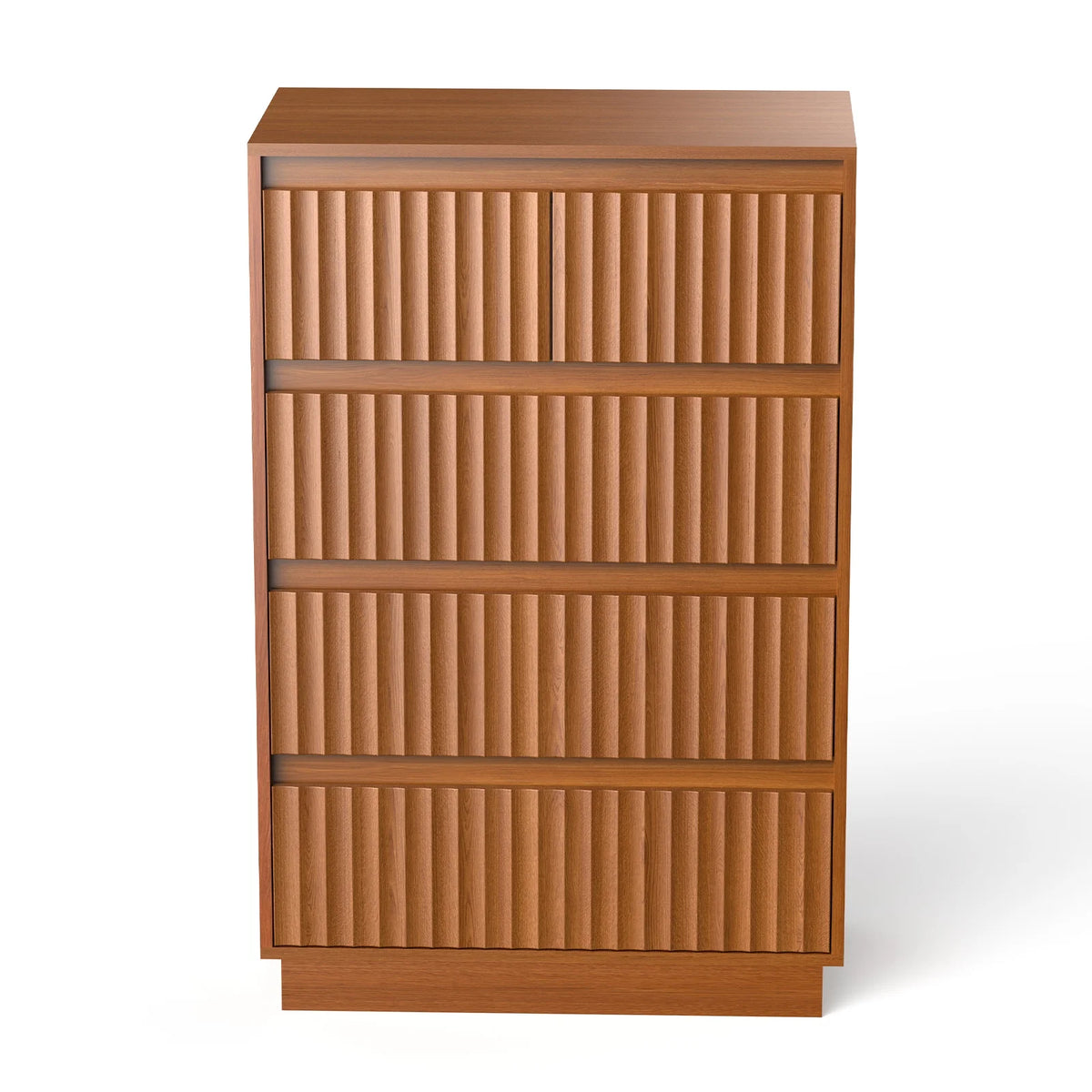 Wood Dresser, 6 Drawer Dresser for Bedroom, Modern Chest of Drawers with Deep Drawers Waterproof Living Room, Hallway, Entryway