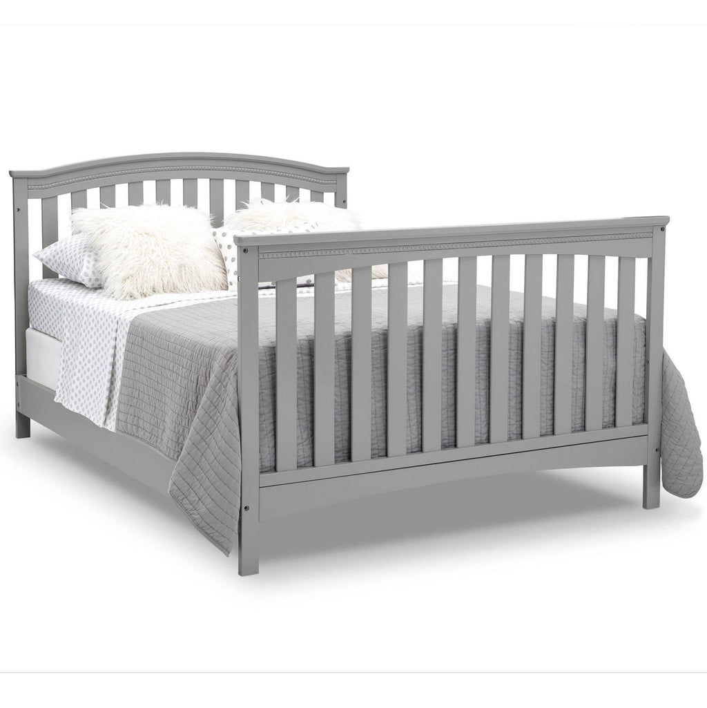 Delta Children Waverly 6-in-1 Convertible Baby Crib. Grey