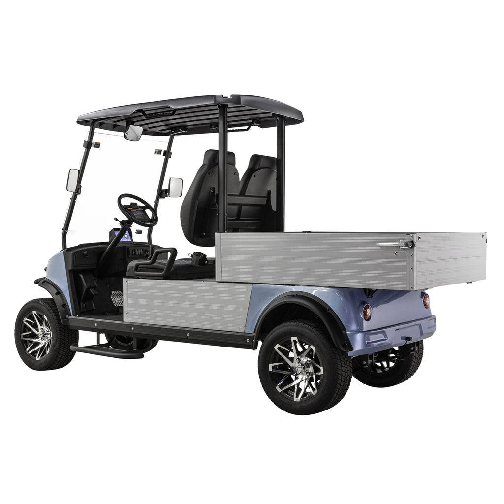 Massimo MVR Cargo Max Electric Utility Golf Cart 48V 5kW Motor - Blue