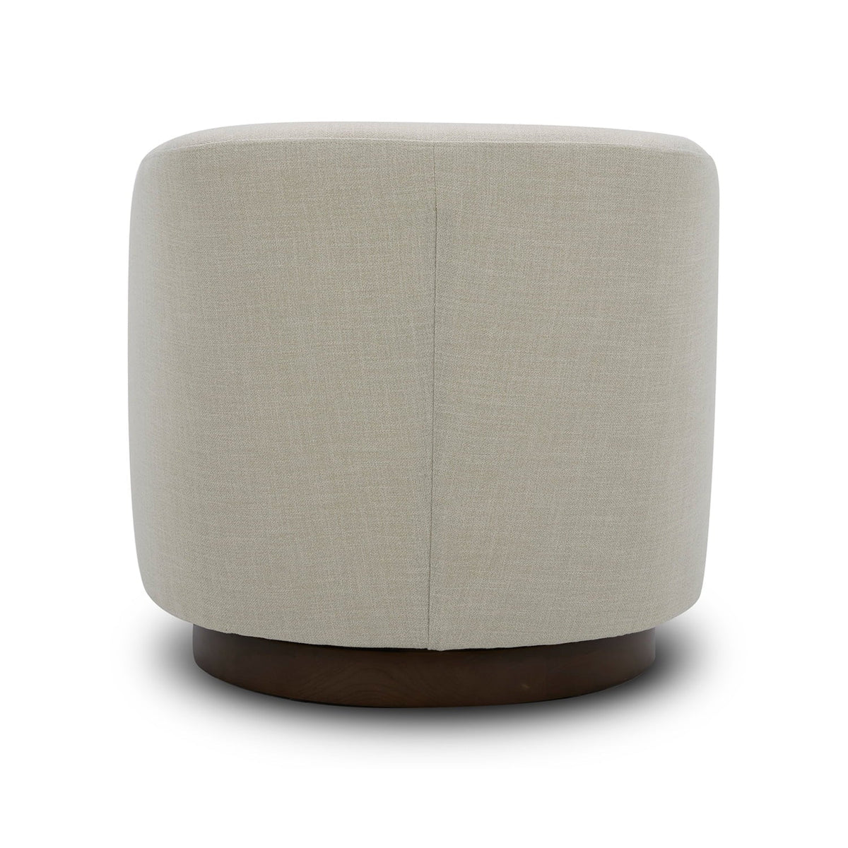 Better Homes & Gardens Bradford Wooden Base Modern Swivel Chair, Linen