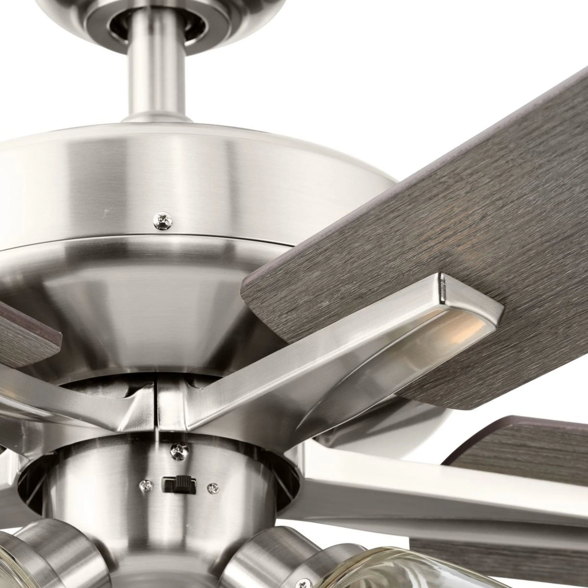 Better Homes & Gardens 52" Bronze Transitional Ceiling Fan, 5 Reversible Blades, 3 LED Bulbs Included