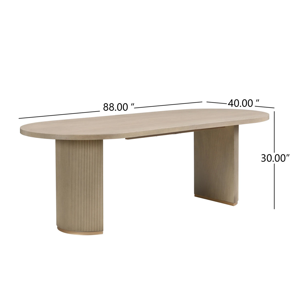 Christopher Knight Home Minimalist 88 Oval Dining Table for 4-6, Espresso