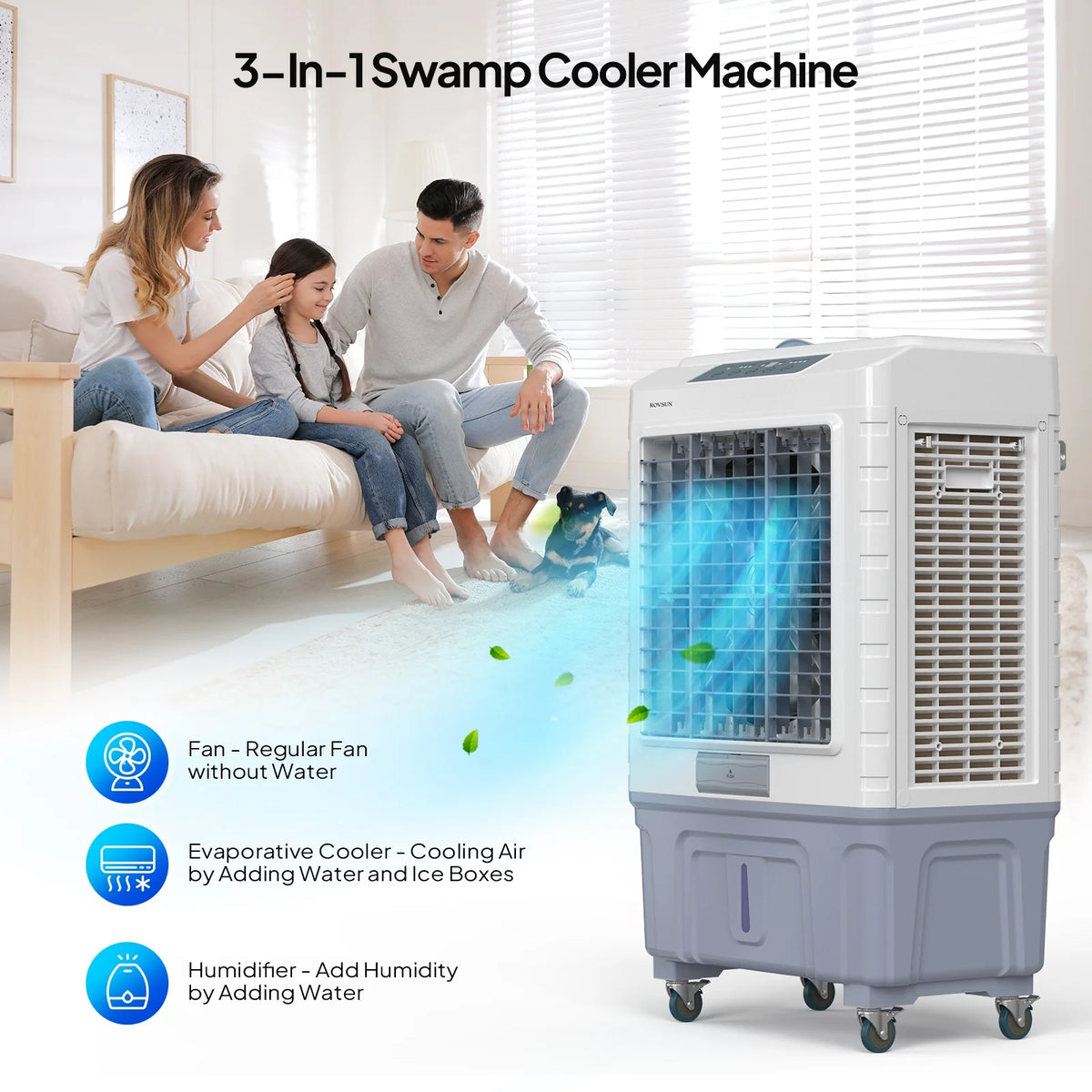 ROVSUN Portable Air Conditioners, White