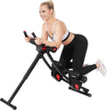 GIKPAL Fitness Ab Machine, 4 Adjustable Resistance Levels Ab Workout Equipment for Home Gym, Height Adjustable Ab Trainer,  Foldable Fitness Equipment.440lbs Weight Capacity