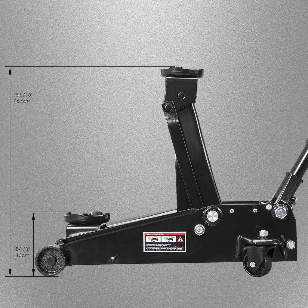 Torin 3 Ton Car Floor Racing Jack Hydraulic Trolley Jack Heavy Duty with Reinforced Lifting Arm,W830023EB