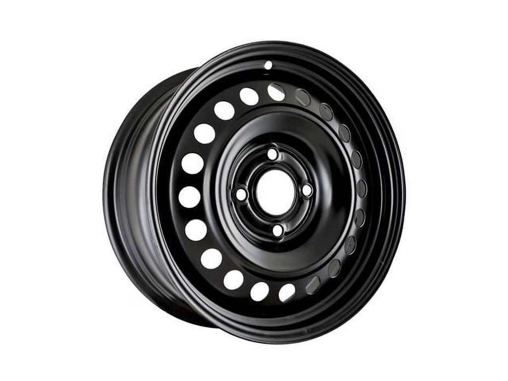 Steel Wheel - Black - 16 x 6.5 Inch - 4 Lug - 20 Hole - Compatible with 2007 - 2012 Nissan Sentra 2008 2009 2010 2011