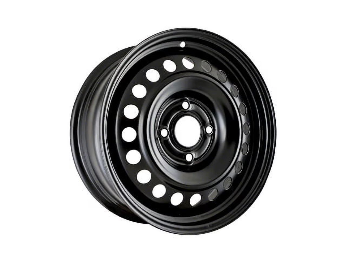 Steel Wheel - Black - 16 x 6.5 Inch - 4 Lug - 20 Hole - Compatible with 2007 - 2012 Nissan Sentra 2008 2009 2010 2011