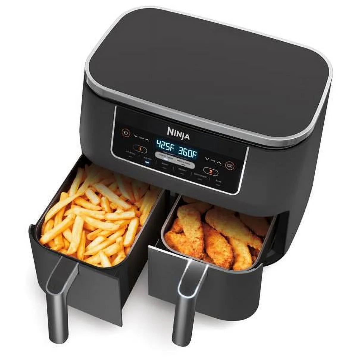 Ninja Foodi 8 qt 2-Basket Air Fryer, 6-in-1 with DualZone Technology