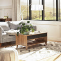 Magnolia Lift Top Coffee Table, Walnut/Black