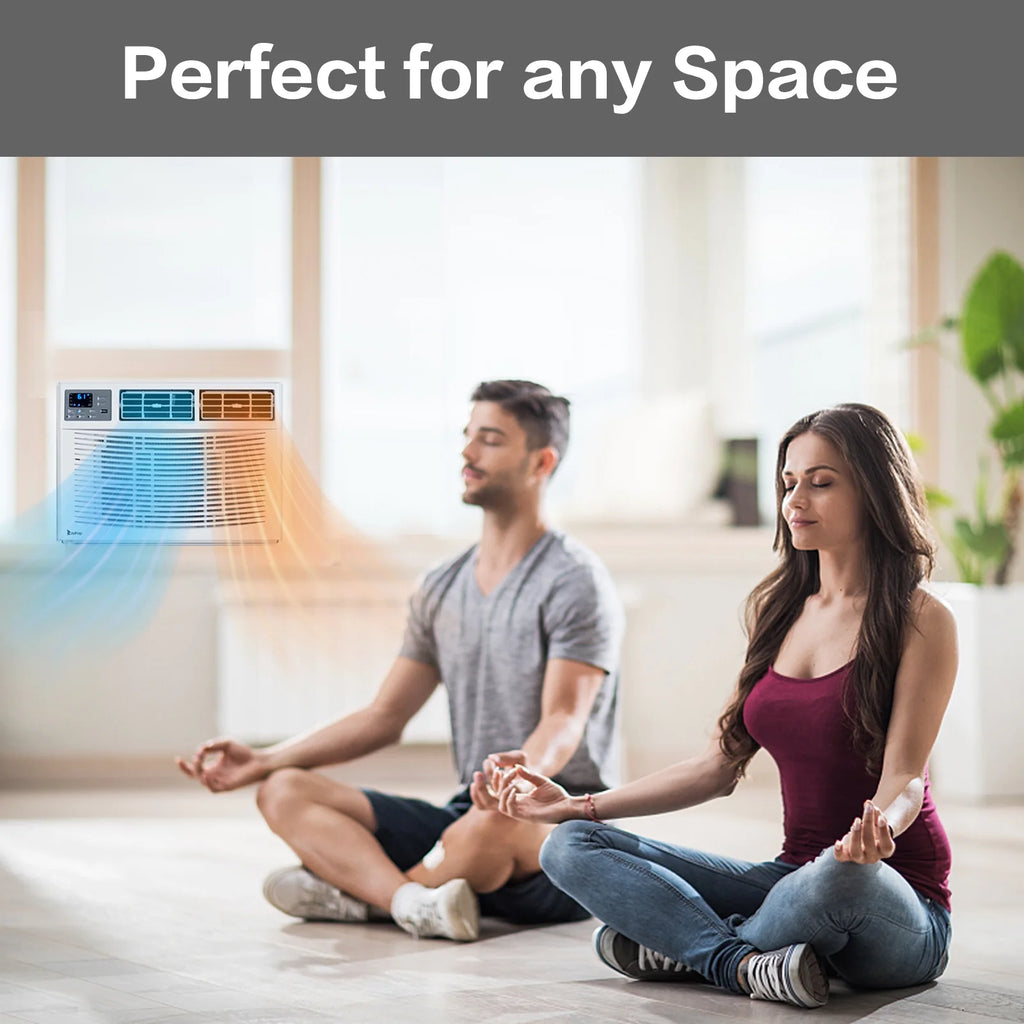 Ktaxon WiFi Enabled 8000 BTU Heat And Cool Window Air Conditioner With Wifi Controls