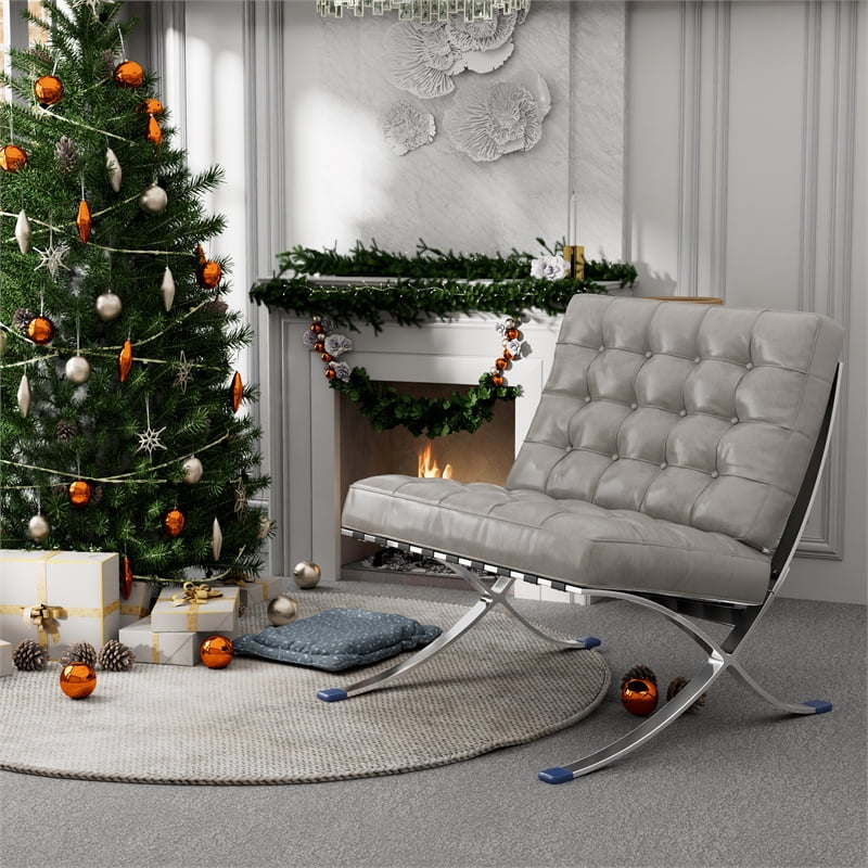 CRO Decor 30"  Accent Chair Lounge Chair in  GREY