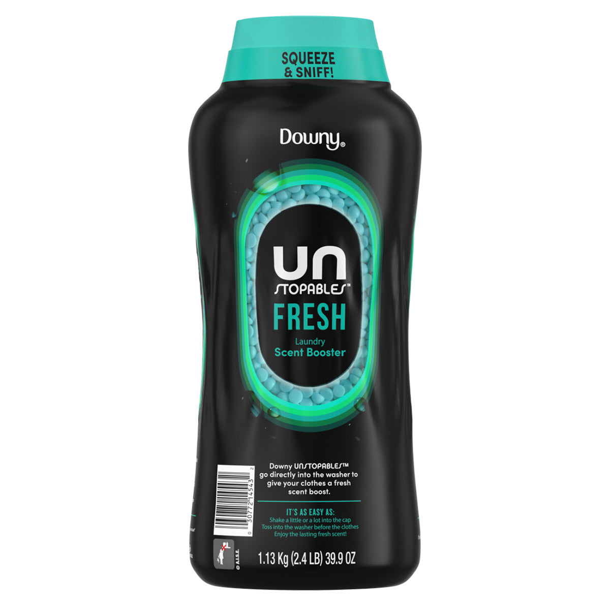 Downy Unstopables In-Wash Scent Booster Beads, Fresh, 39.9 oz