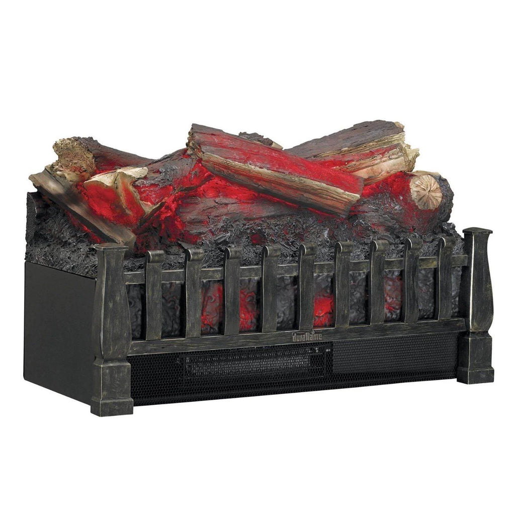 Duraflame Infrared Quartz Log Set Heater with Realistic Ember Bed and Logs, Black, 13.64 lb