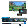 PHIGOLF Home Golf Game Simulator: Enjoy Interactive Golf with Motion Sensor & Swing Stick for Indoor & Outdoor Fun 38,000+ Courses Worldwide, Compatible with Android, iOS, App & E6 Connect