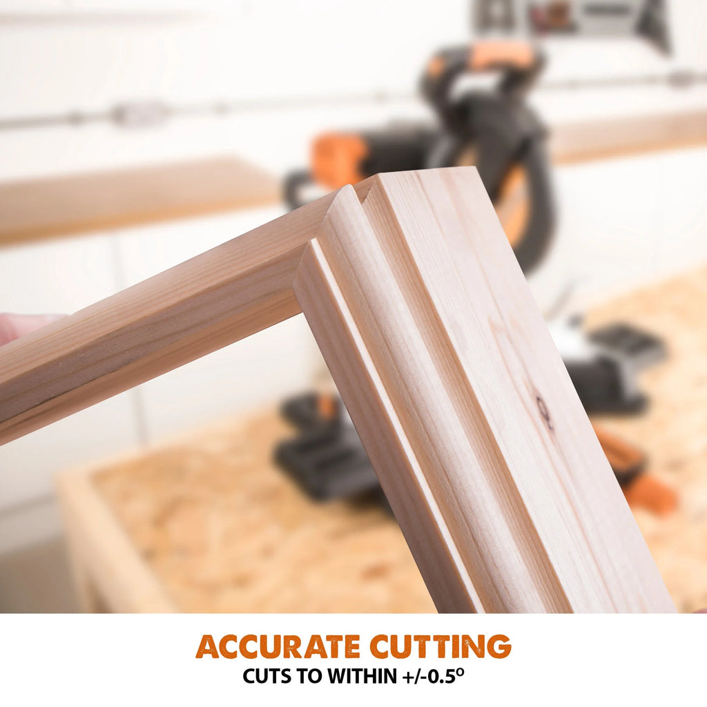 Evolution R255SMS-DB+: Dual Bevel Sliding Miter Saw With 10 in. Multi-Material Cutting Blade