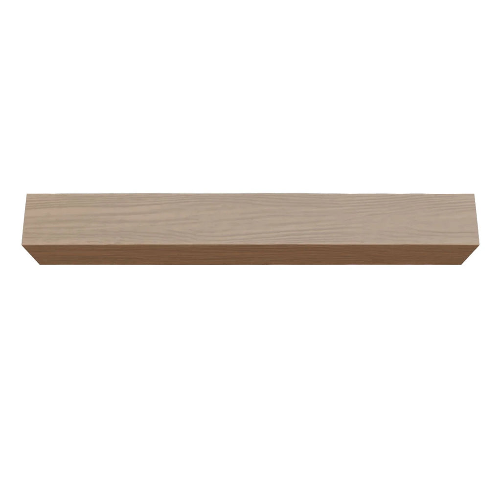 Ekena Millwork 3 1/2"W x 3 1/2"H x 120"L 3-Sided (U-Beam) Mena HeritageTimber Faux Wood Ceiling Beam, Kona Brown
