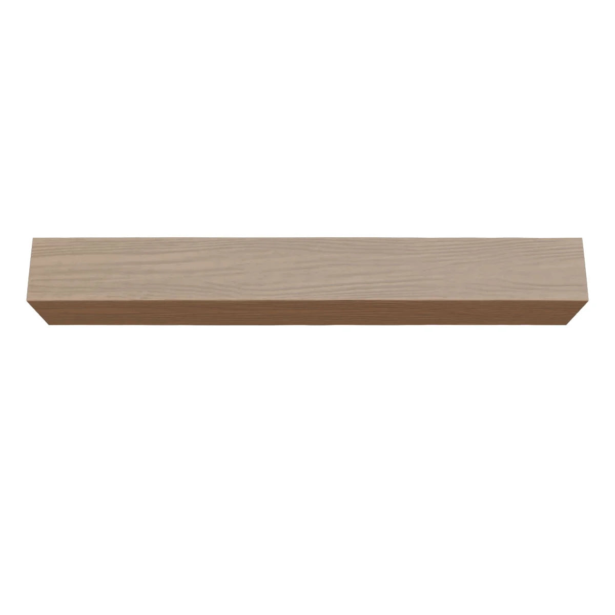 Ekena Millwork 3 1/2"W x 3 1/2"H x 120"L 3-Sided (U-Beam) Mena HeritageTimber Faux Wood Ceiling Beam, Kona Brown