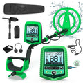 ABLEGRID Metal Detector for Adults and Kids Rechargeable, Professional Gold and Silver Detector with LCD Display, High Accuracy Waterproof Pinpoint 5 Modes, Advanced DSP Chip 10" Coil, GC1030