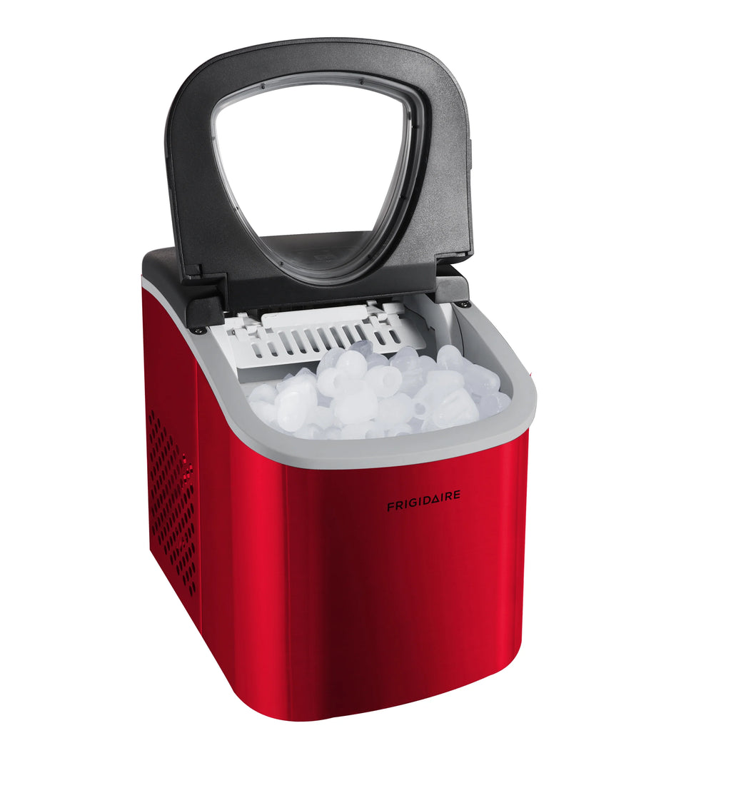 Frigidaire, 26 lbs. Ice Maker, Bullet-Shaped Ice, Stainless Steel, EFIC130