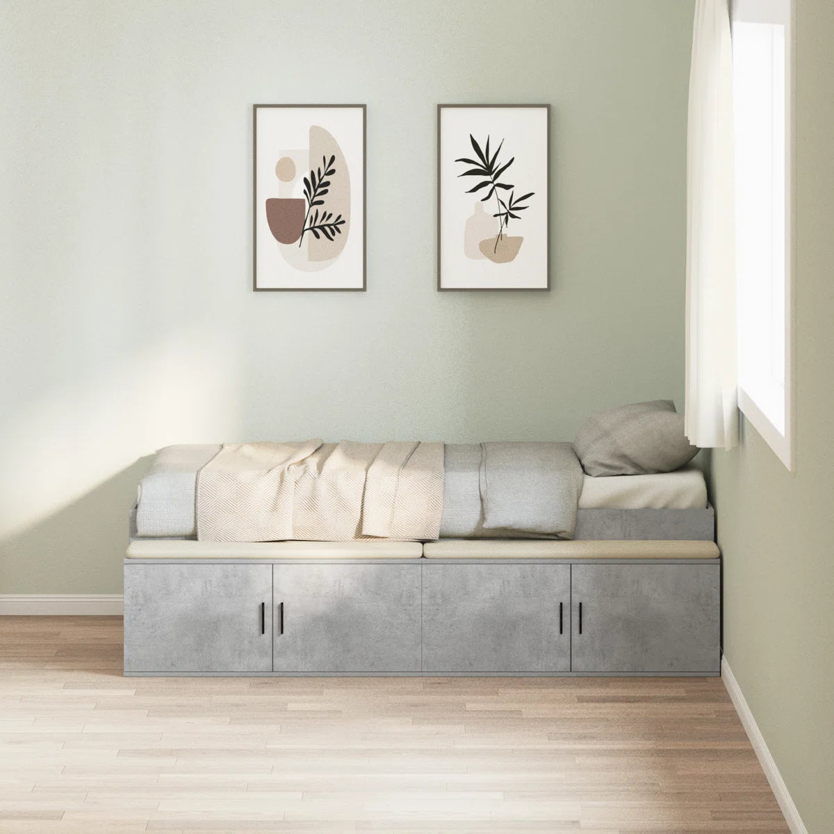 Vidaxl Storage Bed Frame