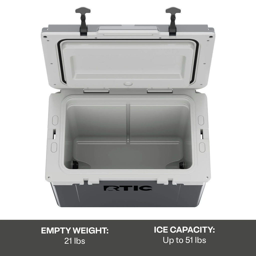 RTIC 52 QT Ultra-Light Hard-Sided Ice Chest Cooler, Fits 76 Cans, Trailblazer