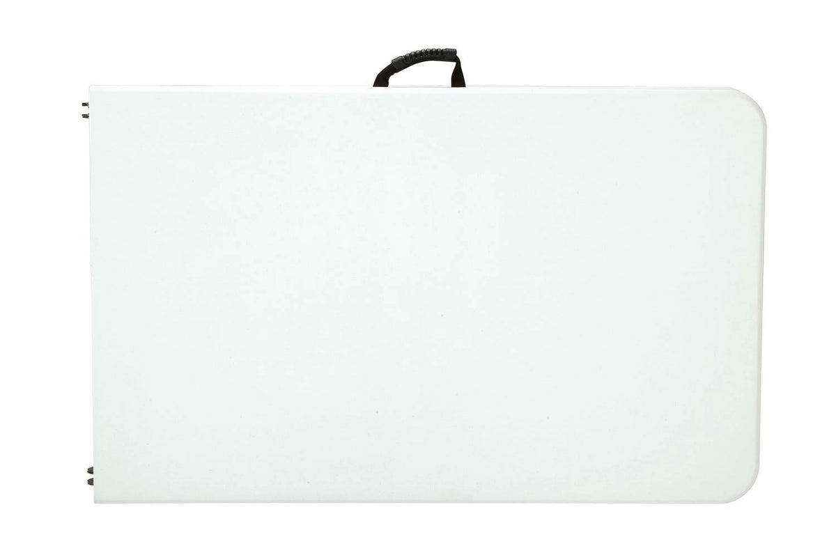 Cosco 8 Foot Centerfold Folding Table, White