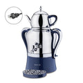 Korkmaz Hanedan Premium Silver 18/10 Cr-Ni Stainless Steel Dishwasher Safe Electric Tea Maker