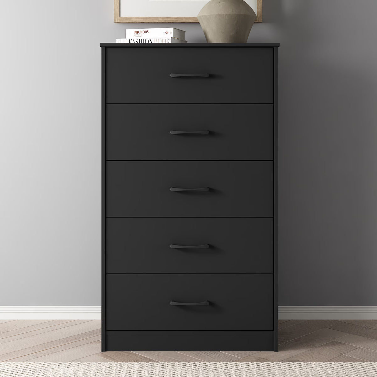 Mainstays Ardent 5 Drawer Dresser, Black