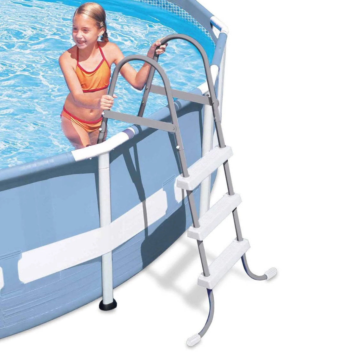 Intex 12'x30" Swimming Pool w/ Pump, Pool Ladder for 42 Wall, & 12 Cover