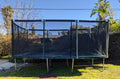 Galactic Xtreme 10x17 FT Outdoor Rectangle Trampoline with Net Enclosure 750Lbs Heavy Weight Jumping Capacity - Outdoor Gymnastics Trampolines for Adults and Kids