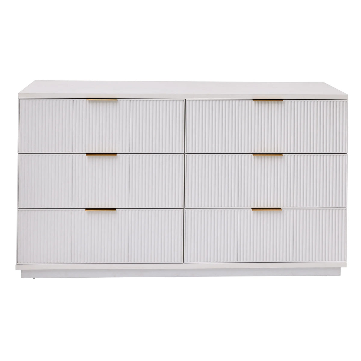 Better Homes and Gardens Lillian 6 Drawer Dresser, White