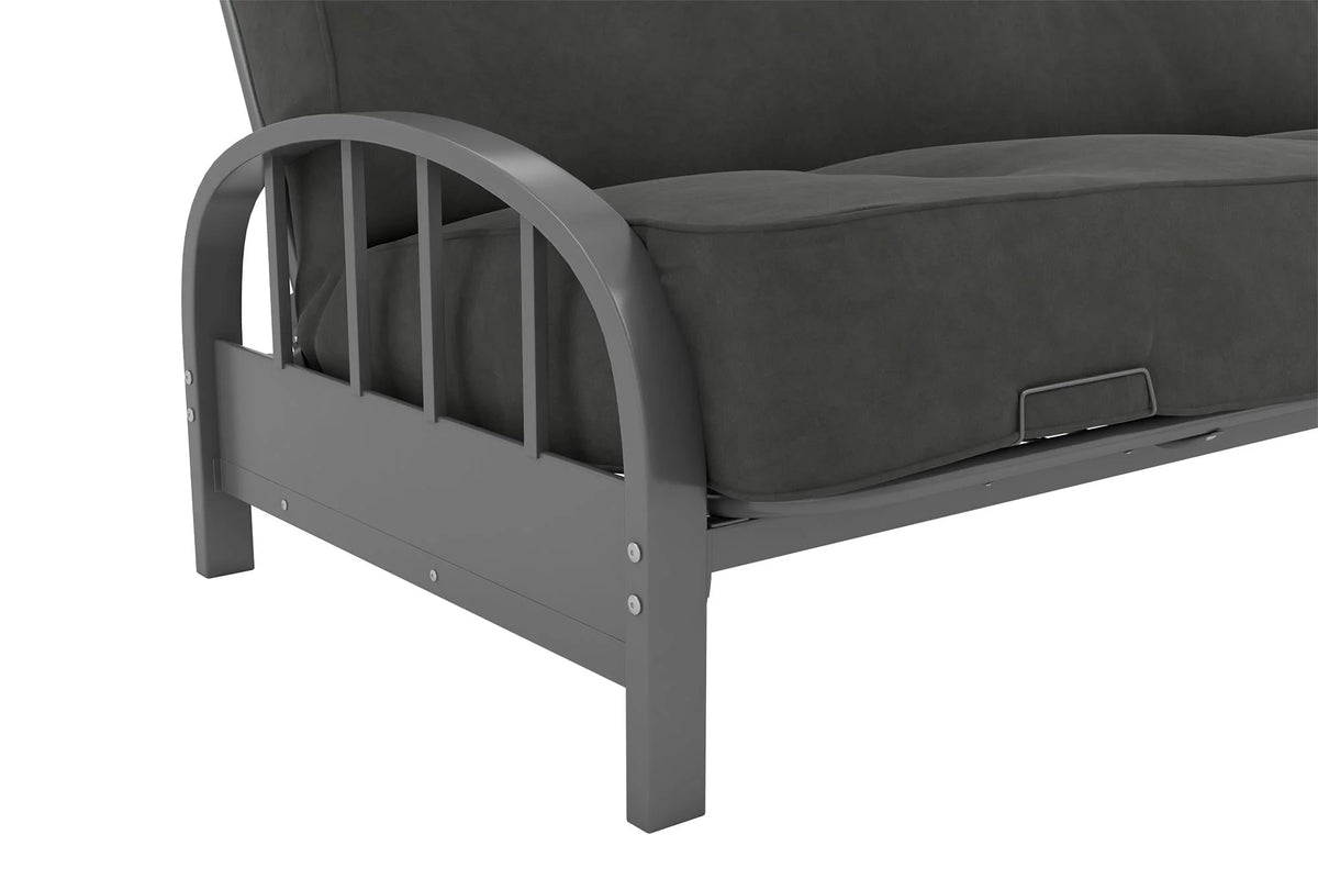 DHP Aiden Futon Frame, Silver