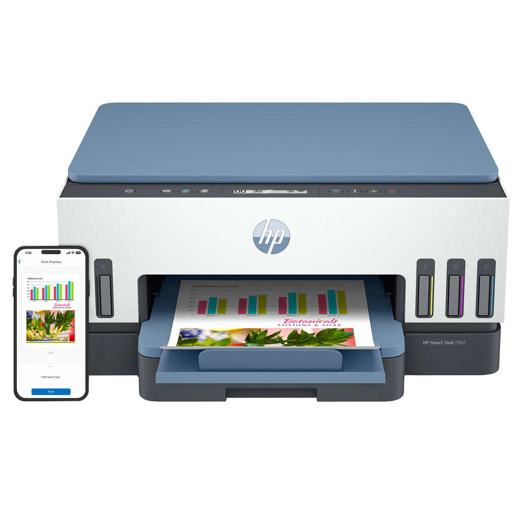 HP Smart Tank 7002 Wireless All-in-One Cartridge Free Color Ink Printer