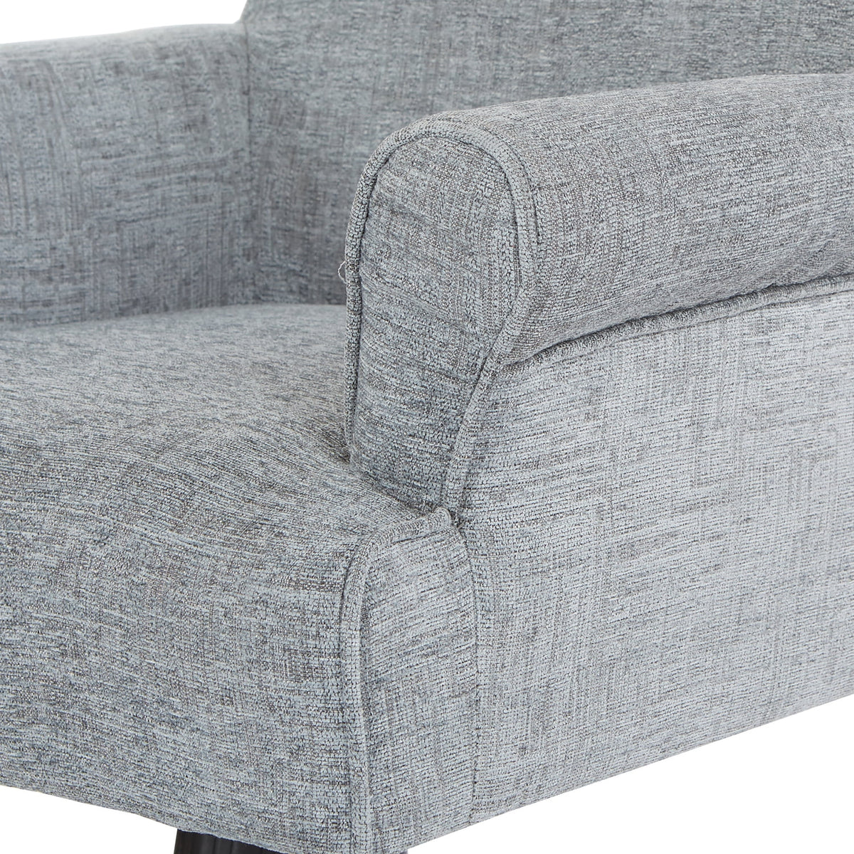 Megan Office Chair in Olive Green Fabric with Grey Wash Wood