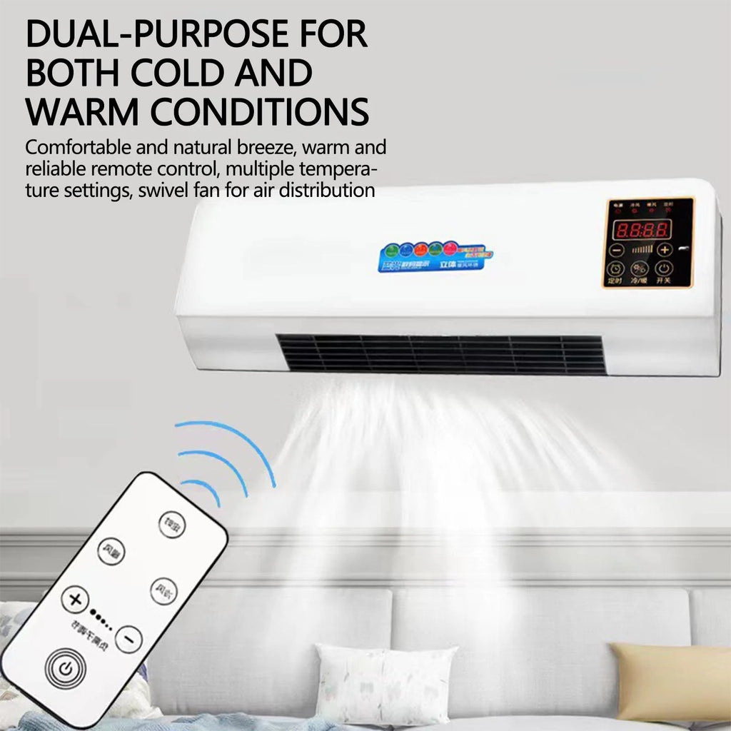FYHALE 10000 BTU Ductless Window Air Conditioner 450 sq ft. Intelligent AC, with Remote Control, Mini Split AC/Heating Conditioner, Operates Quietly, Energy-Saving, for Bedroom Living Room