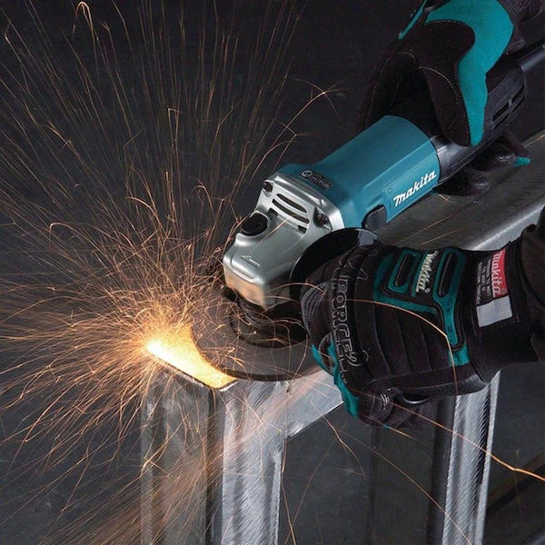 8 Amp 1 in. Corded SDS-Plus Concrete/Masonry AVT Rotary Hammer Drill with 4-1/2 in. Corded Angle Grinder with Hard Case
