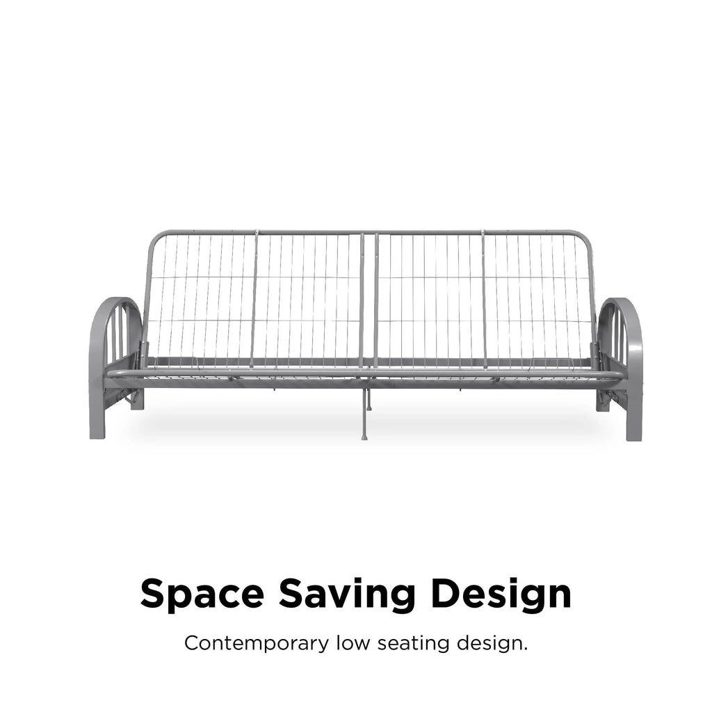 DHP Aiden Futon Frame, Silver