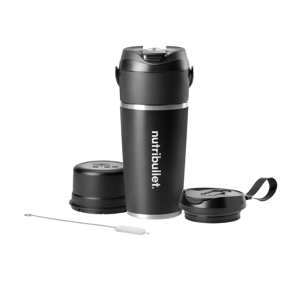 nutribullet Flip Insulated Portable Blender NBPB10350AK - Matte Black, 18oz