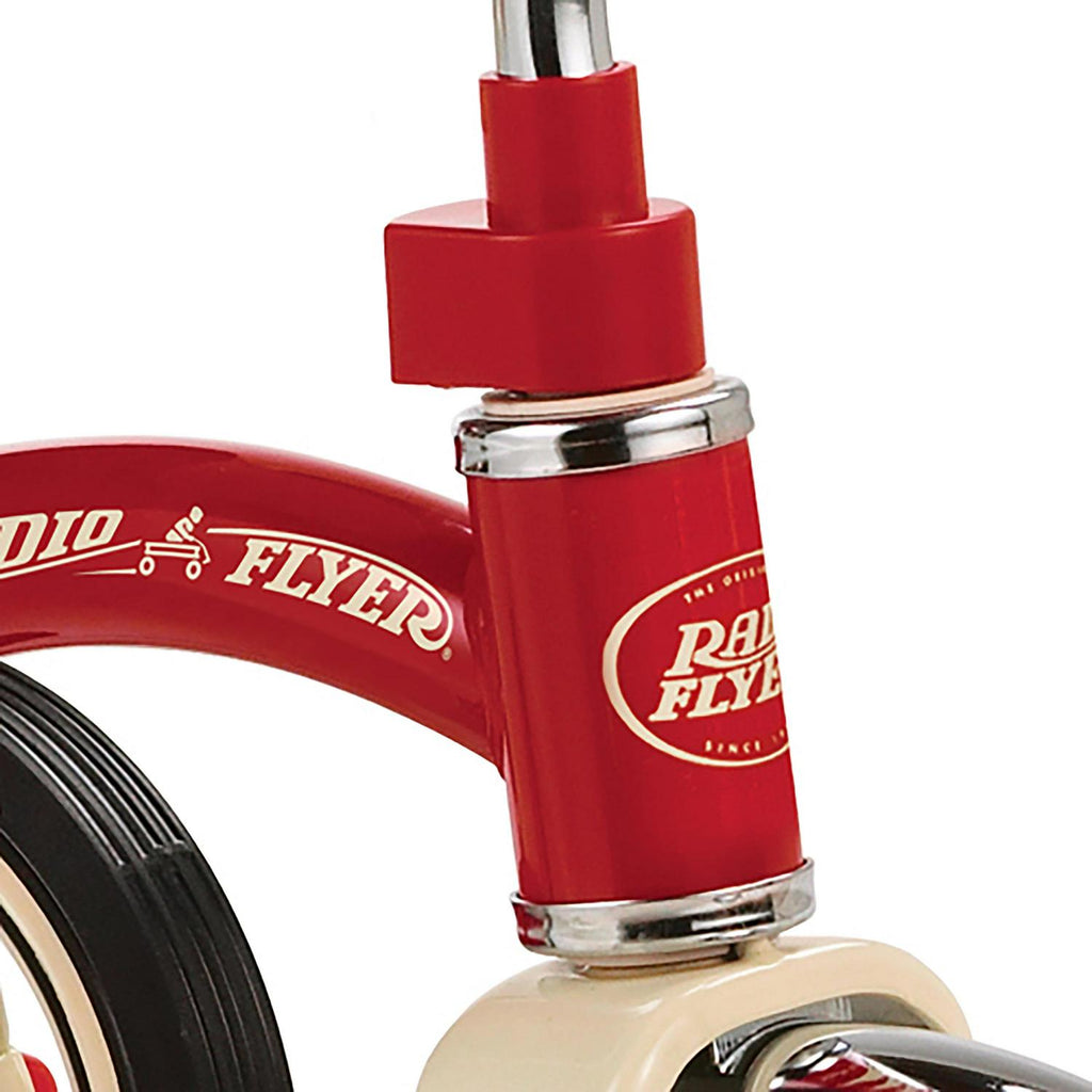 Radio Flyer. Classic Red Dual Deck Tricycle. 12″ Front Wheel. Red