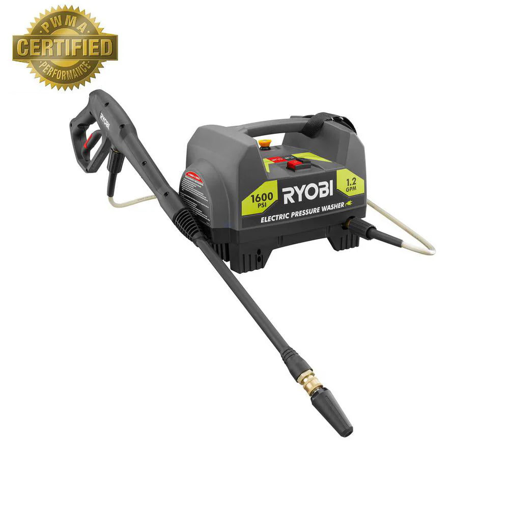 Ryobi 1,600-PSI 1.2-GPM Electric Pressure Washer RY141612