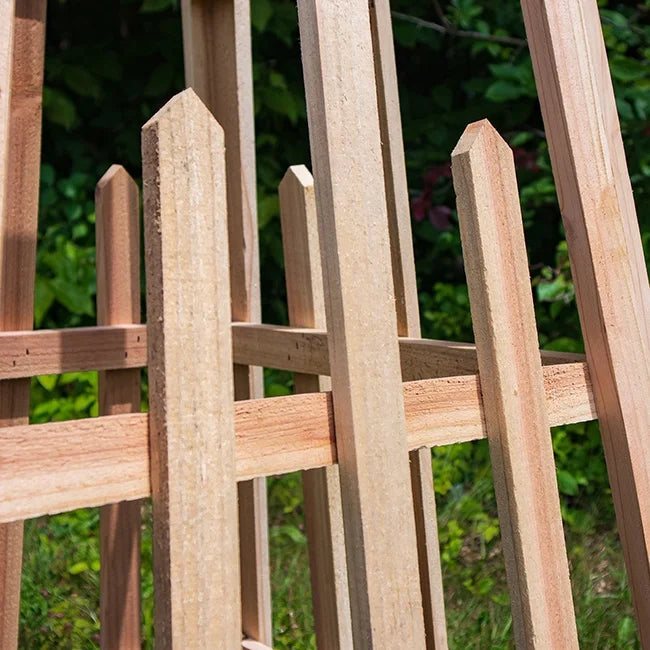 Premium Cedar Pyramid Trellis by Prime Retreat, 72"H