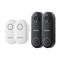 Reolink 2pcs Doorbell Camera 5G/2.4GHz WiFi Chime, 5MP Night Vision, 180 Motion Human Detection, 2 Way Talk, Local Storage Google Assistant