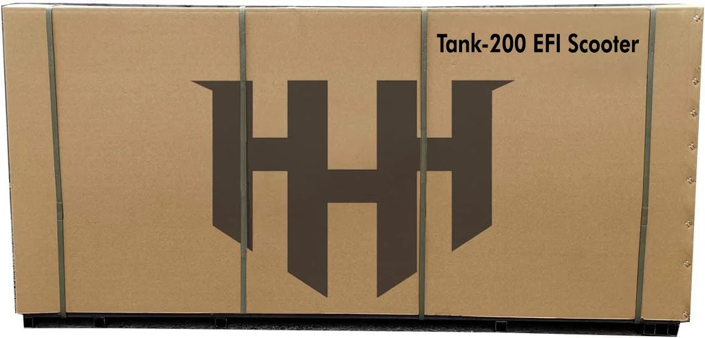 HHH Tank 200 EFI Scooter Mototcycle Fully Automatic with Matching rear trunk