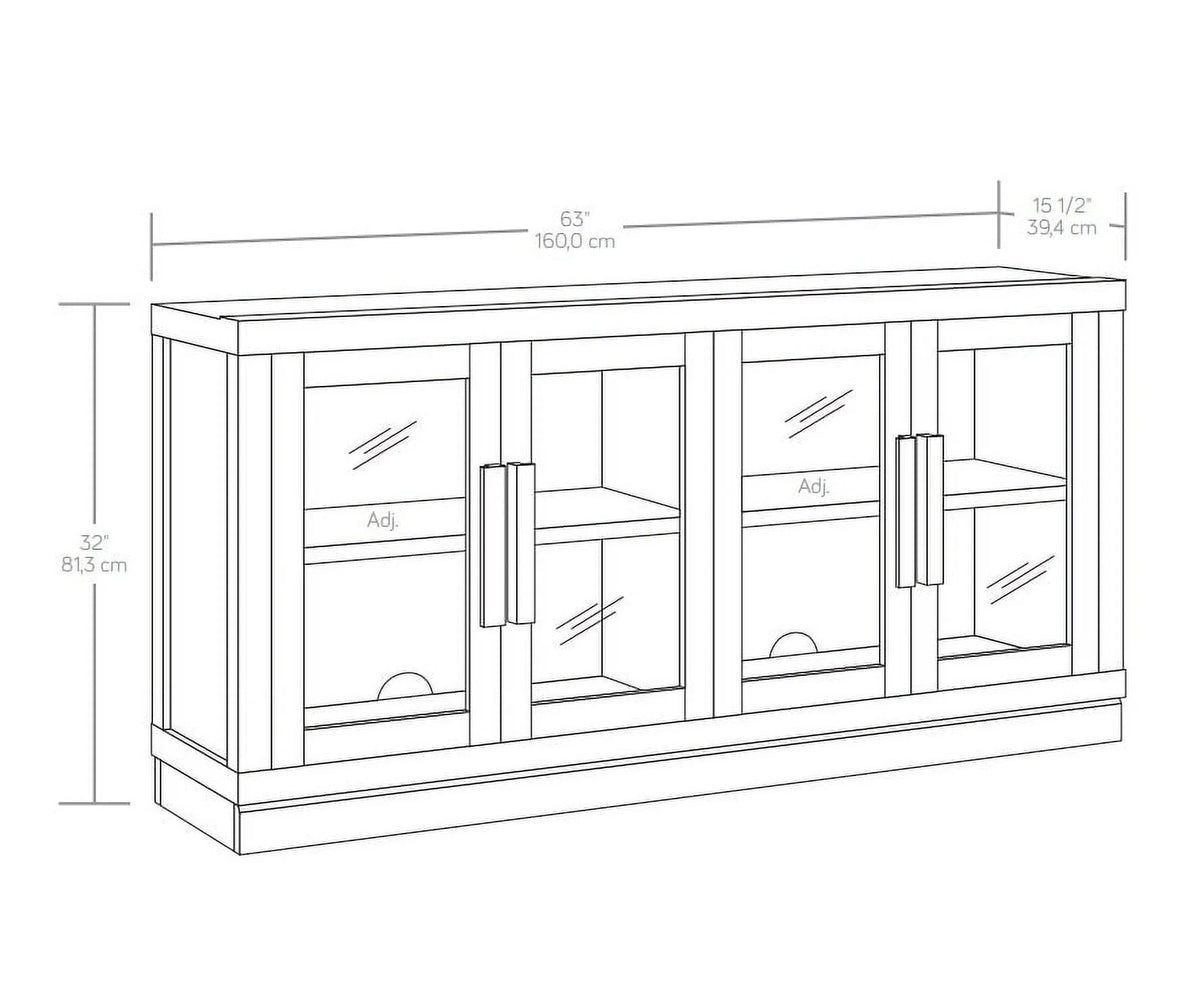 Better Homes & Gardens Ezra TV Stand for TV's up to 70", Light Honey finish